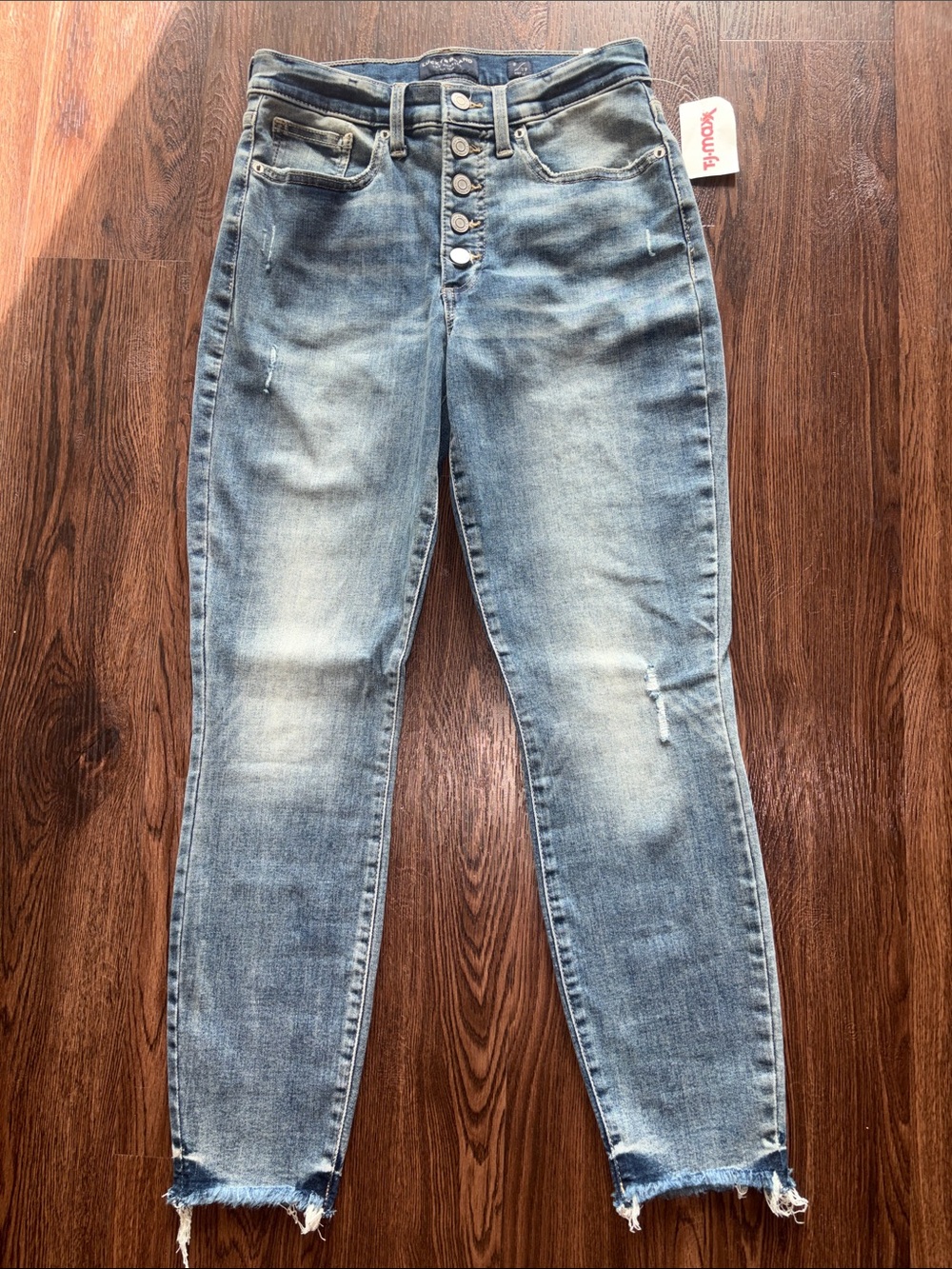 Lucky Brand High-Rise Button-Fly Jeans